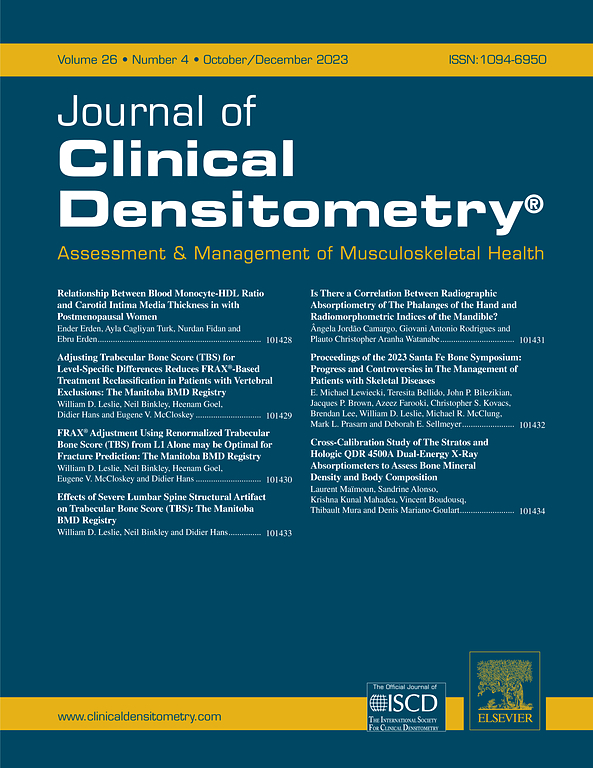 Go to journal home page - Journal of Clinical Densitometry